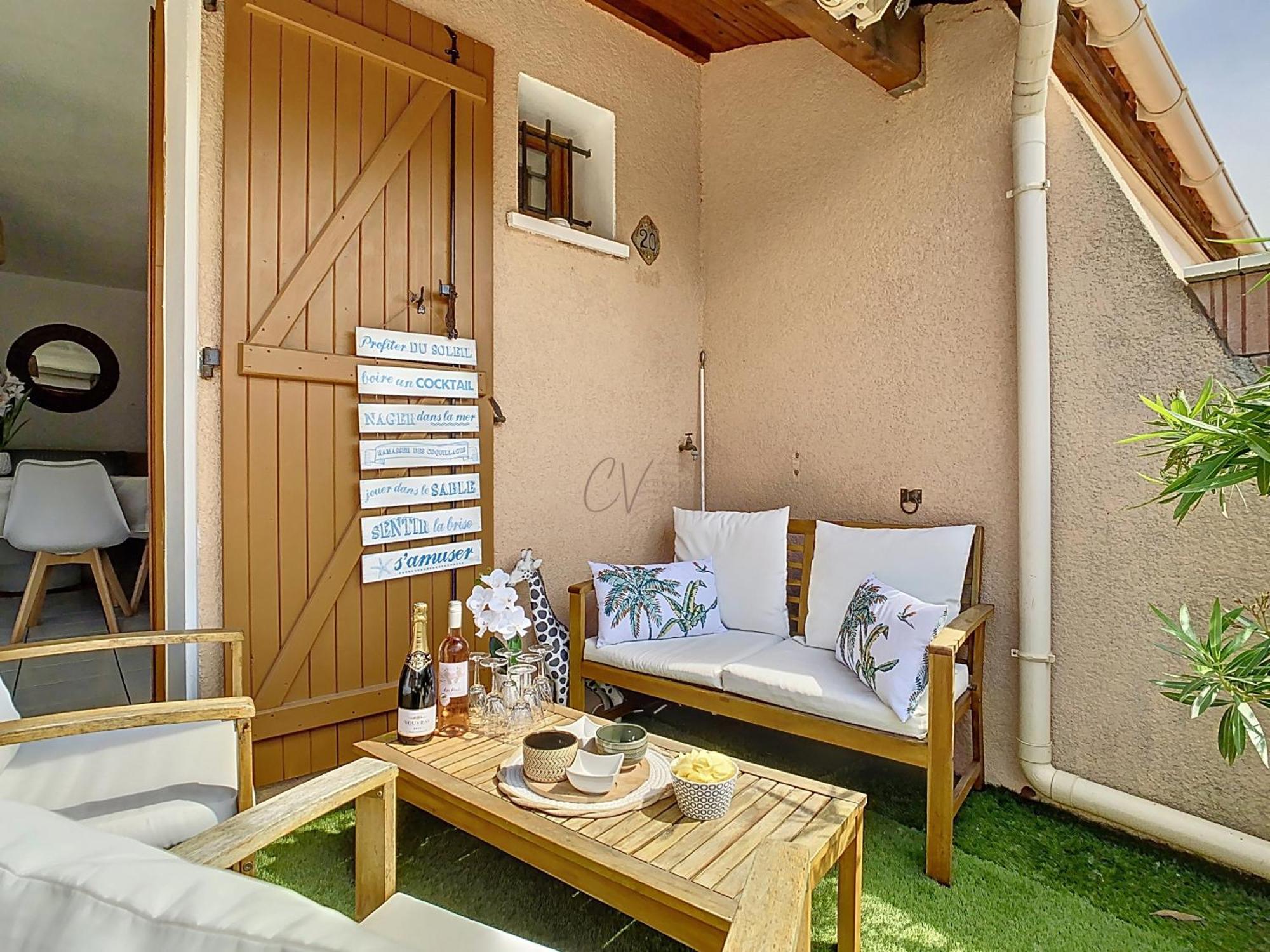 Maison "Douceurs D'Ete " Maison De Vacances Bord De Mer A Vias Plage - 600M De La Plage Et Du Canal Du Midi - Piscine Residentielle, Wifi Fibre, Activites Et Loisirs מראה חיצוני תמונה